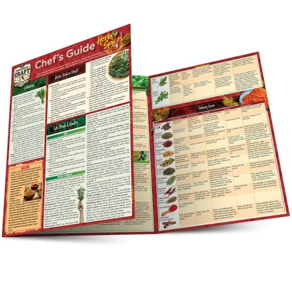 Chef'S Guide To Herbs &Amp; Spices: A Quickstudy Laminated Reference Guide (Quickstudy Reference Guide)