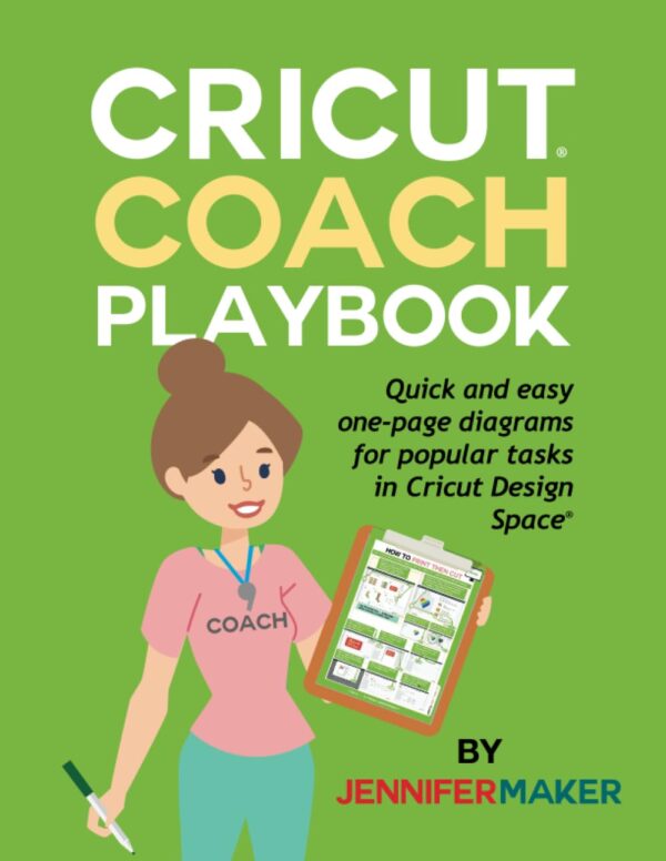 Cricut Coach Playbook: Quick And Easy One-Page Diagrams For Popular Tasks In Cricut Design Space