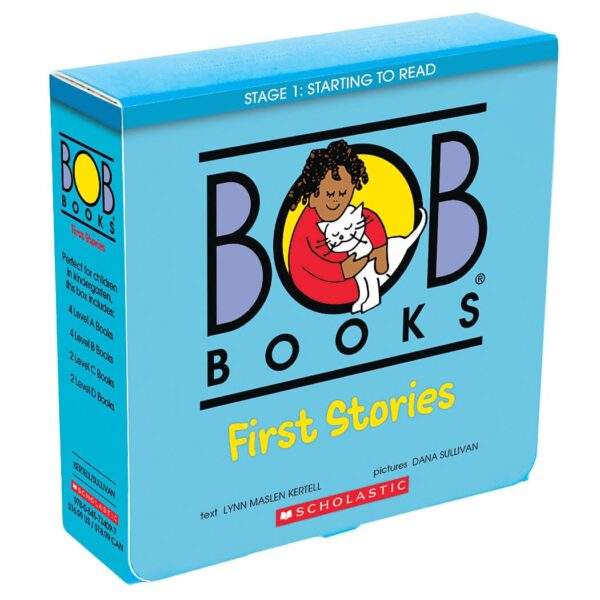 Bob Books - First Stories Box Set | Phonics, Ages 4 And Up, Kindergarten (Stage 1: Starting To Read)