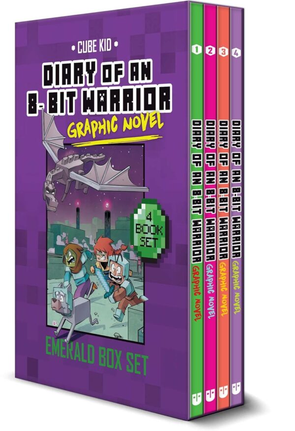 Diary Of An 8-Bit Warrior Graphic Novel Emerald Box Set (8-Bit Warrior Graphic Novels)