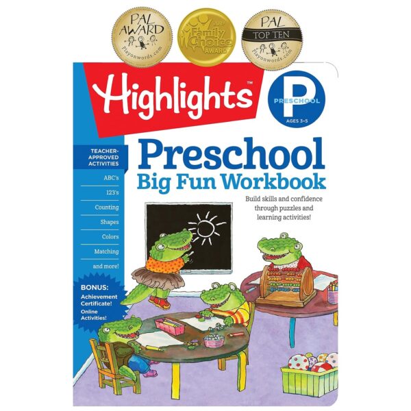 Preschool Big Fun Workbook (Highlights? Big Fun Activity Workbooks)