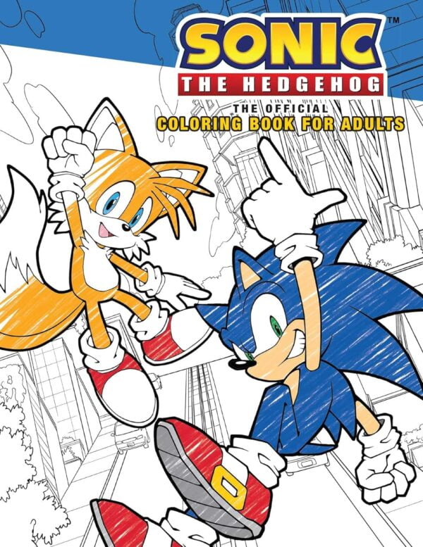 Sonic The Hedgehog: The Official Adult Coloring Book