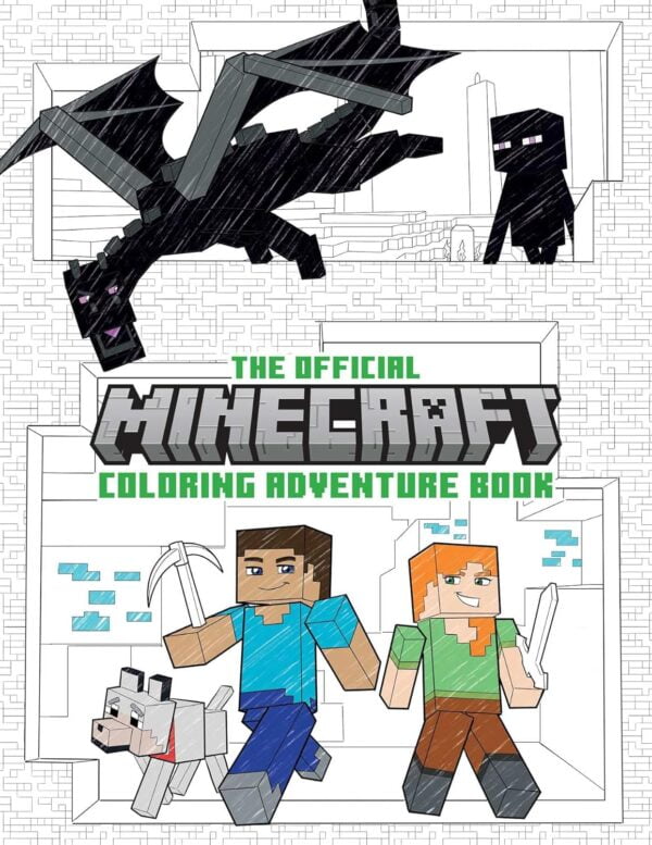 The Official Minecraft Coloring Adventures Book: Create, Explore, Color!: For Young Artists And Kids 5-10 (Gaming)