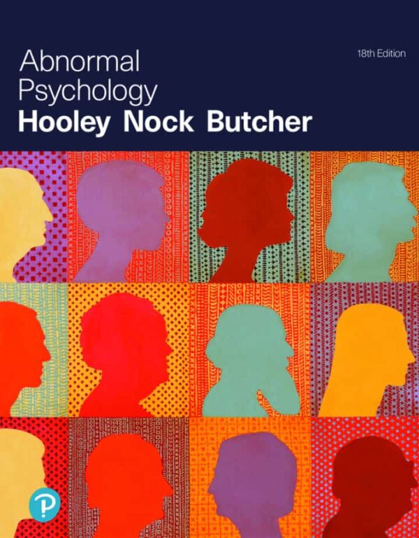 Abnormal Psychology: 18Th Edition