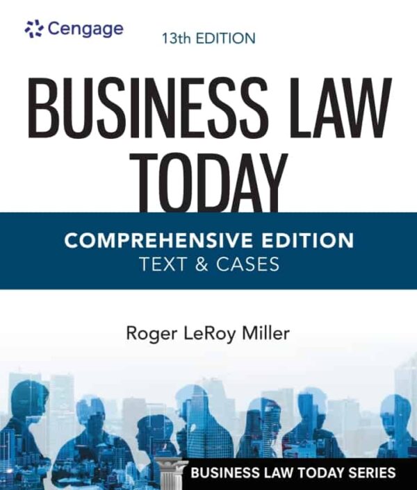 Business Law Today, Comprehensive 13Th Edition