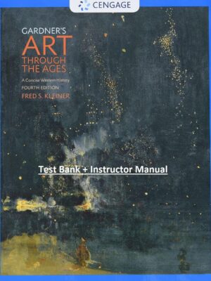 Gardner's Art through the Ages: Concise Western History (4th Ed.) Test Bank Manual