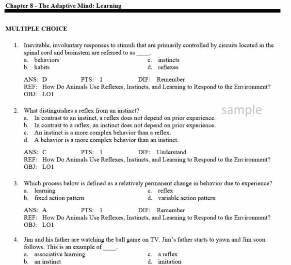 Discovering Psychology: The Science Of Mind (3Rd Edition) Test Bank