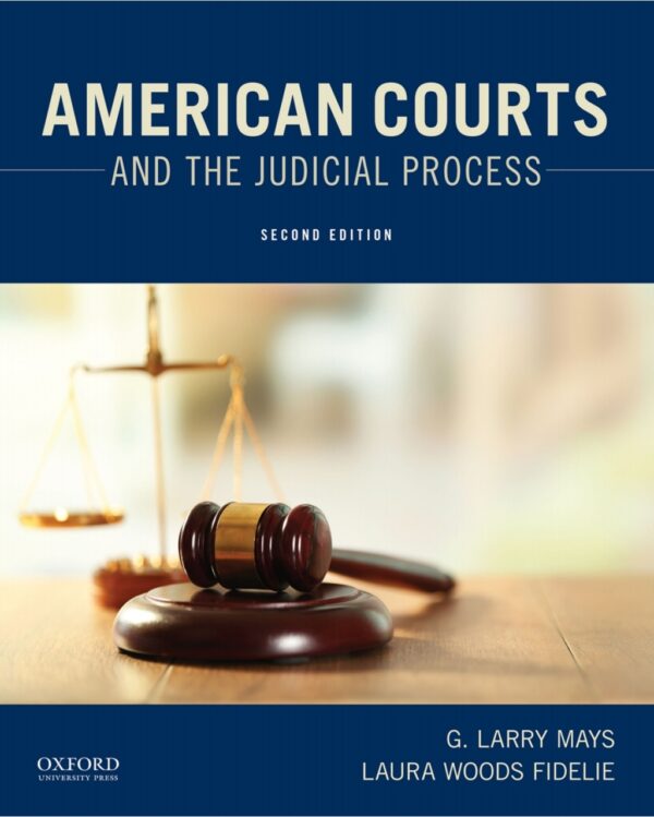 American Courts And The Judicial Process 2Nd Edition