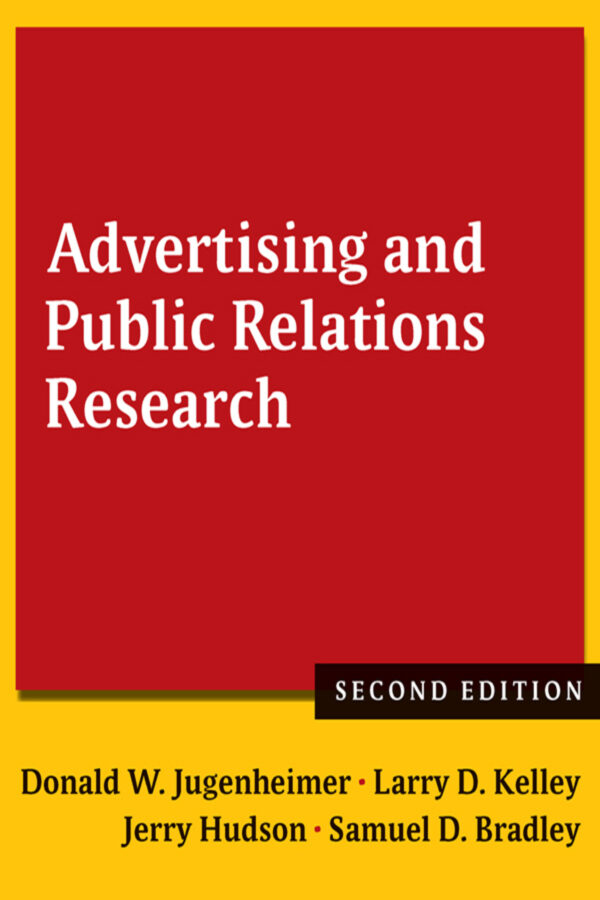 Advertising And Public Relations Research 2Nd Edition