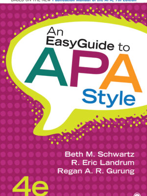 An EasyGuide to APA Style 4th Edition