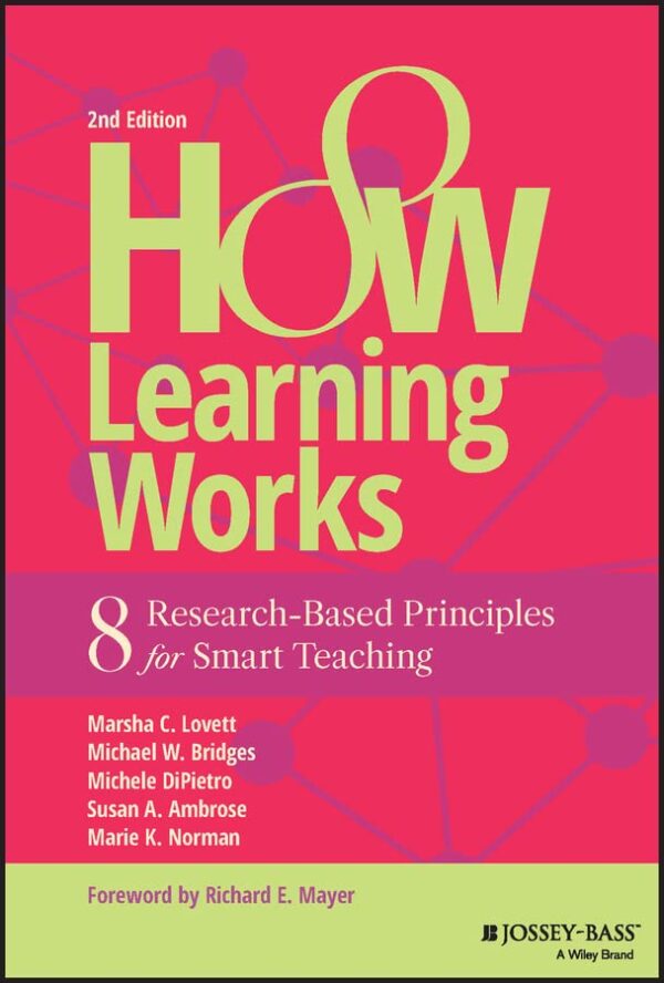 How Learning Works: 8 Research-Based Principles For Smart Teaching By Marsha C. Lovett