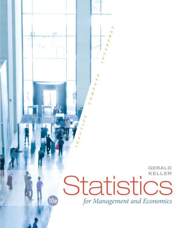 Statistics For Management And Economics 10Th Edition