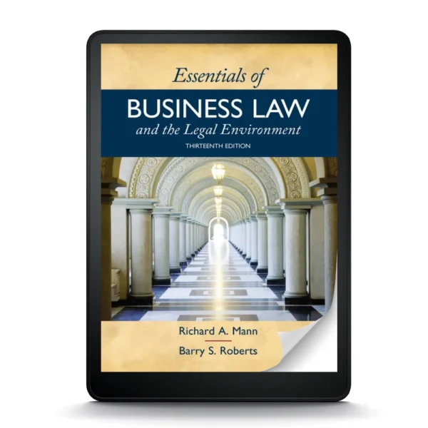 Essentials Of Business Law And The Legal Environment, 13Th Edition