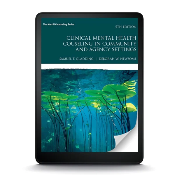 Clinical Mental Health Counseling In Community And Agency Settings