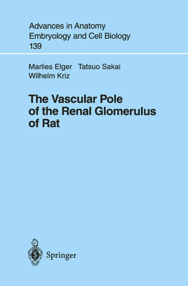 The Vascular Pole Of The Renal Glomerulus Of Rat: A Morphological And Morphometrical Study By Scanning And Transmission Electron Microscopy