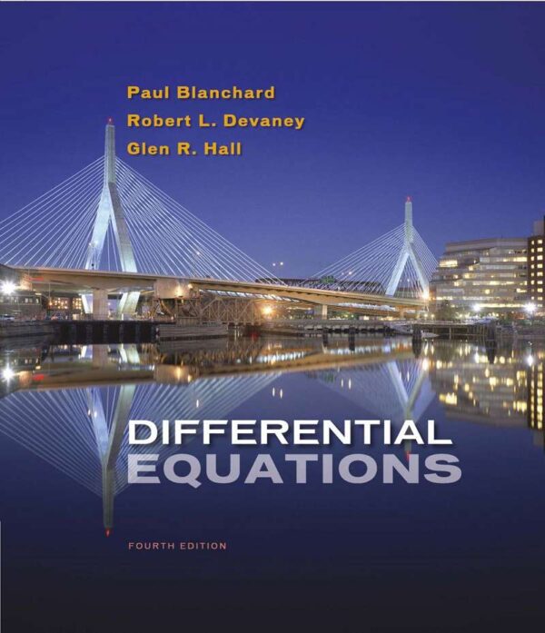 Differential Equations, 4Th Edition: A Comprehensive Guide (Or Insert Accurate Subtitle If One Exists)