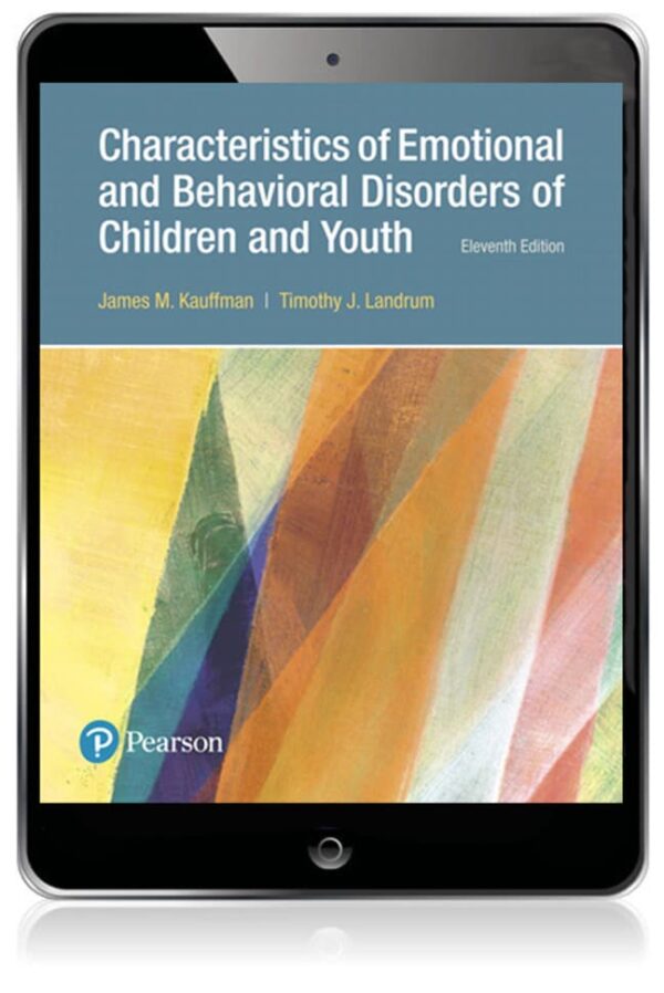 Characteristics Of Emotional And Behavioral Disorders Of Children And Youth 11Th Edition