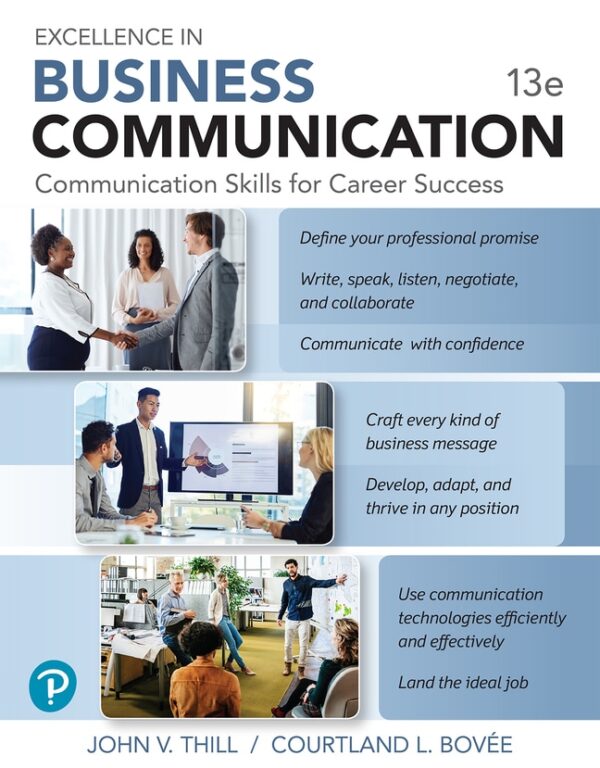 Excellence In Business Communication 13Th Edition