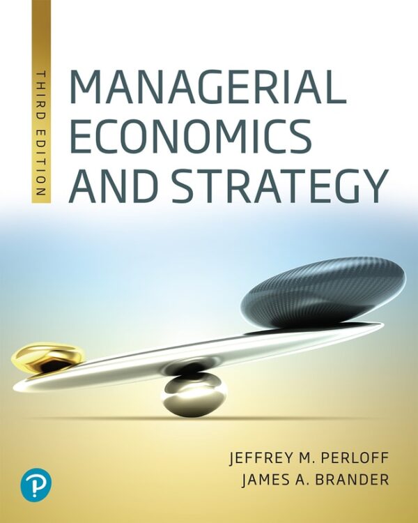 Managerial Economics And Strategy 3Rd Edition