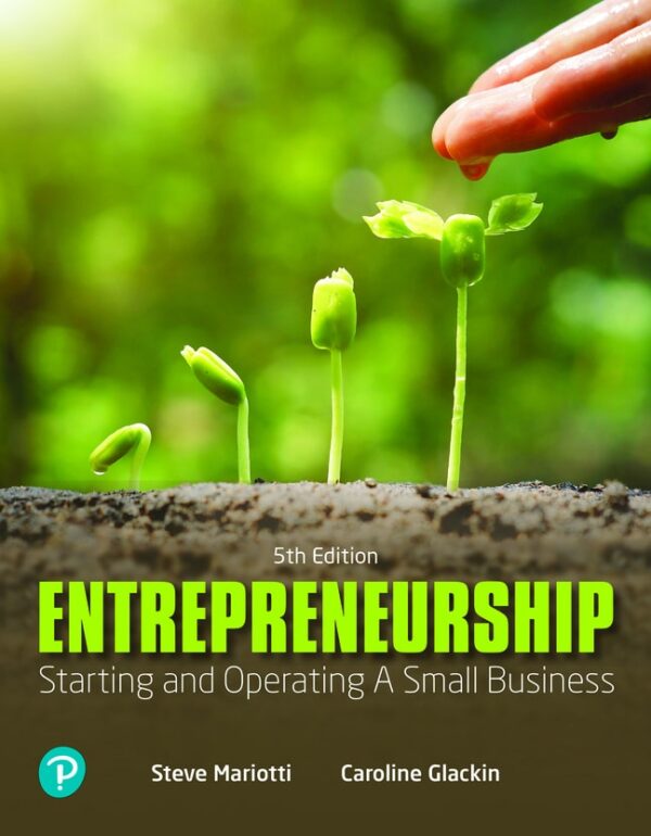 Entrepreneurship: Starting And Operating A Small Business
5Th Edition