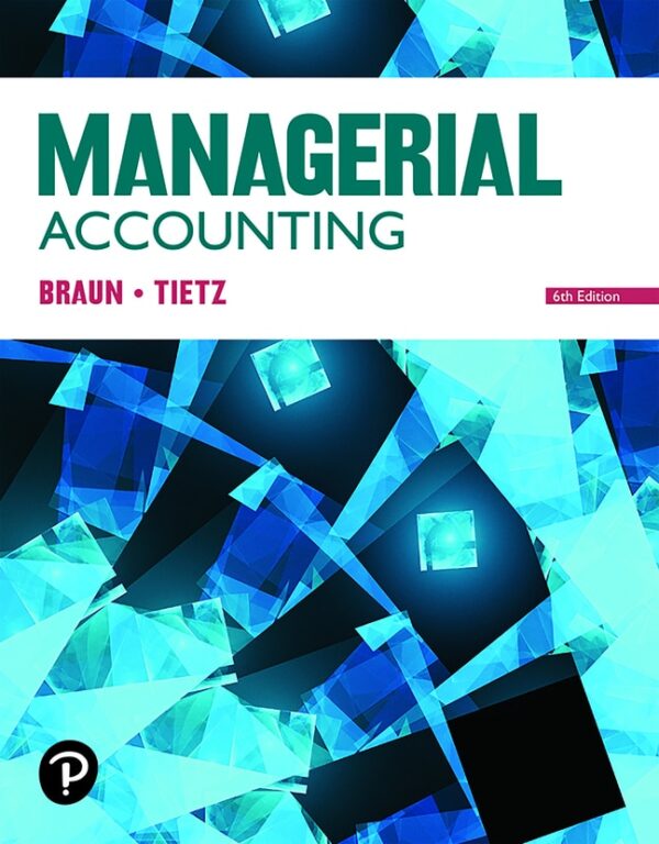 Managerial Accounting 6Th Edition