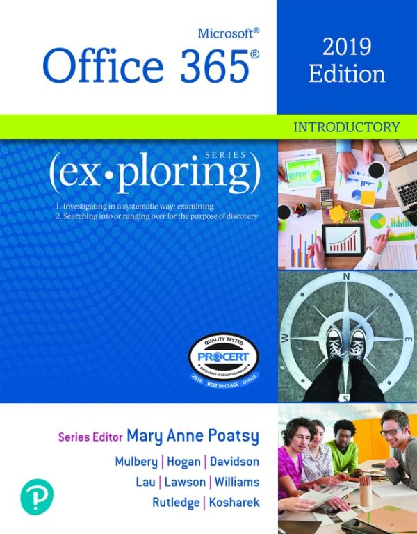 Exploring Microsoft Office 2019 Introductory 1St Edition