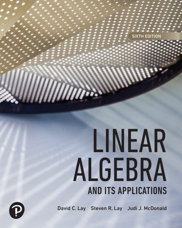 Linear Algebra And Its Applications6Th Edition