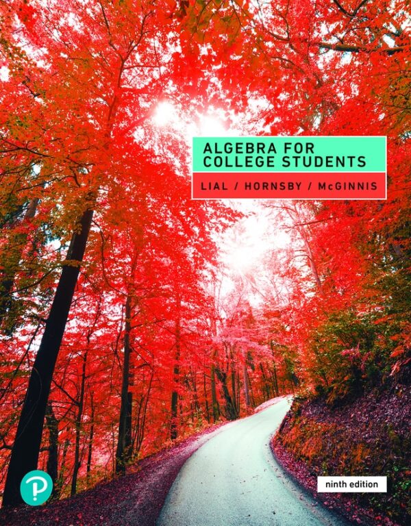 Algebra For College Students 9Th Edition