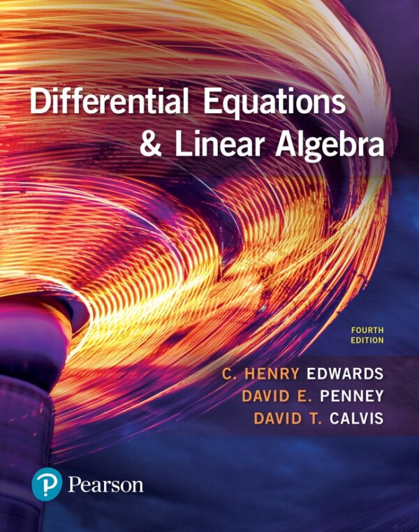 Differential Equations And Linear Algebra4Th Edition