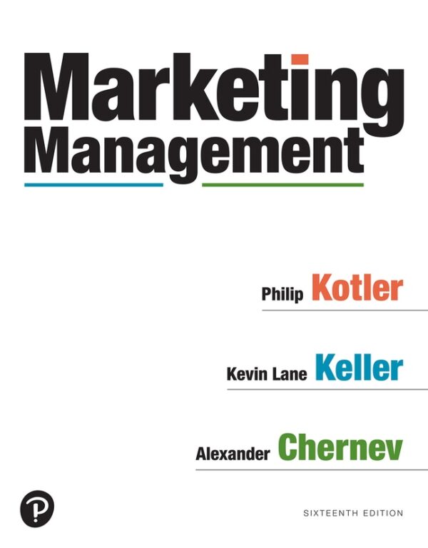 Marketing Management16Th Edition