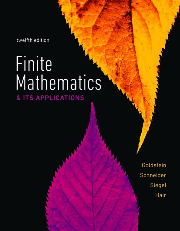 Finite Mathematics &Amp; Its Applications 12Th Edition