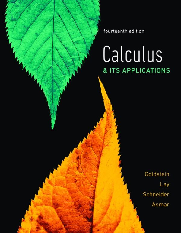 Calculus &Amp; Its Applications 14Th Edition