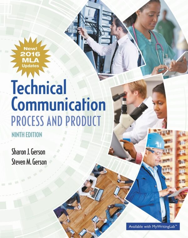 Technical Communication: Process And Product, Mla Update 9Th Edition