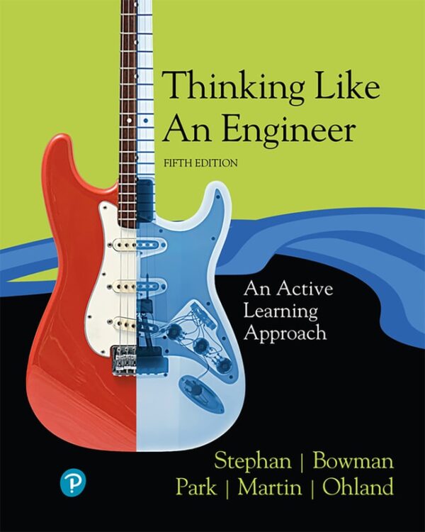 Thinking Like An Engineer 5Th Edition