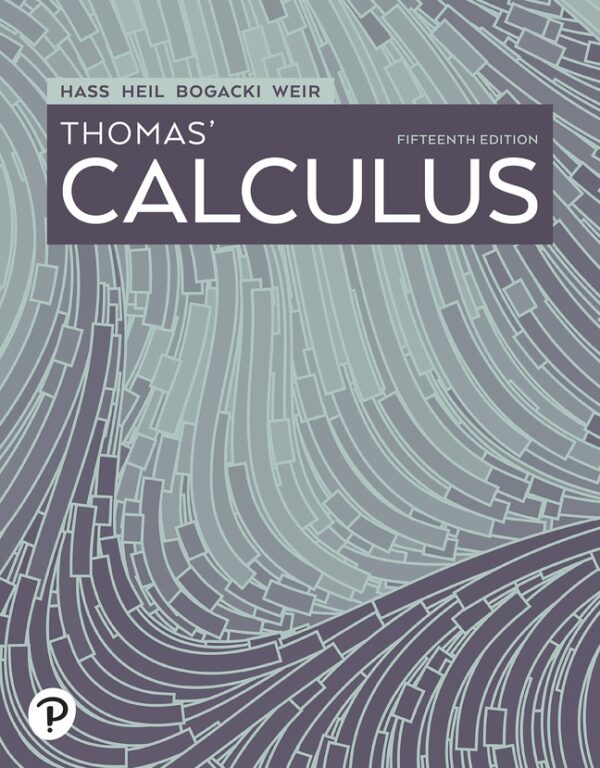 Thomas' Calculus15Th Edition