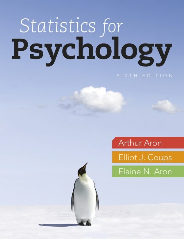 Statistics For Psychology 6Th Edition