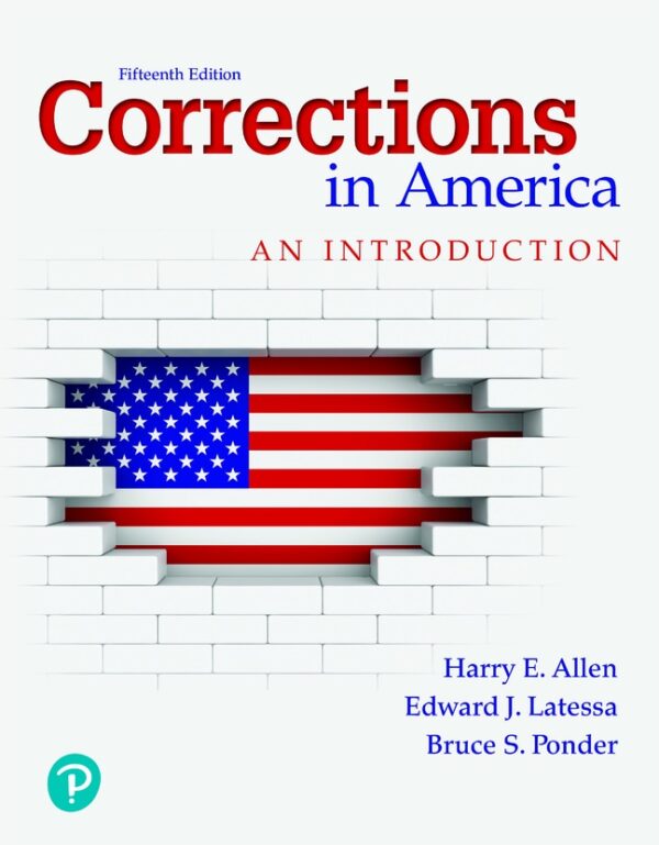 Corrections In America: An Introduction 15Th Edition