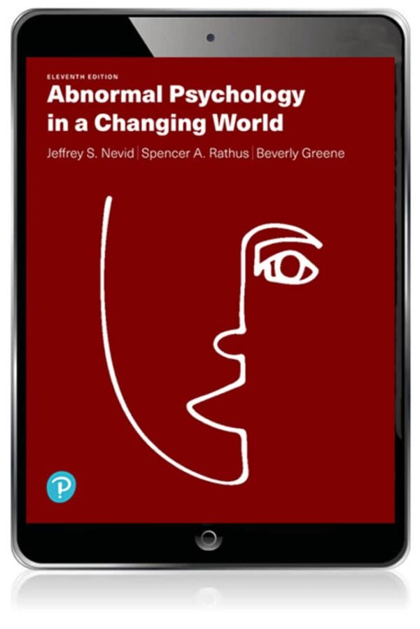 Abnormal Psychology In A Changing World 11Th Edition