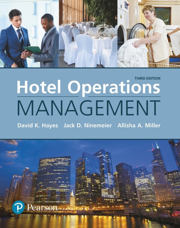 Hotel Operations Management 3Rd Edition