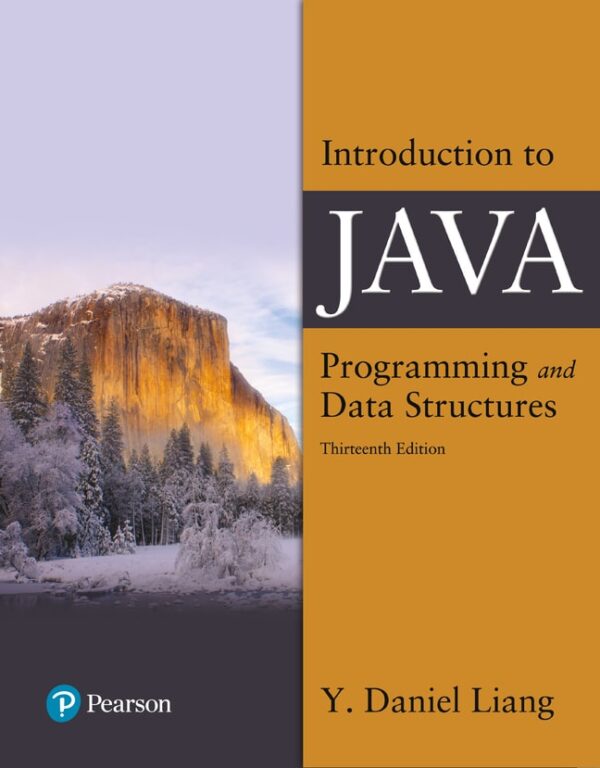 Introduction To Java Programming And Data Structures 13Th Edition