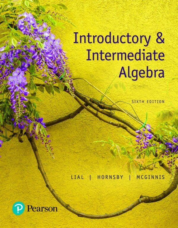 Introductory &Amp; Intermediate Algebra 6Th Edition