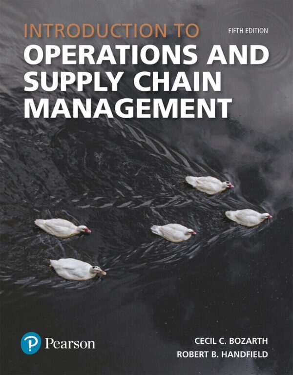 Introduction To Operations And Supply Chain Management 5Th Edition