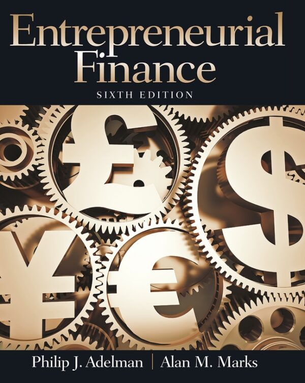 Entrepreneurial Finance 6Th Edition