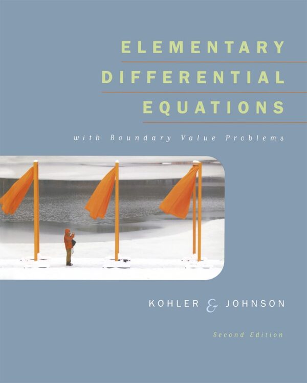 Elementary Differential Equations With Boundary Value Problems 2Nd Edition