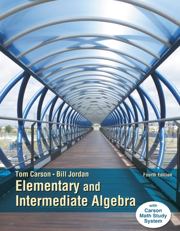 Elementary And Intermediate Algebra 4Th Edition