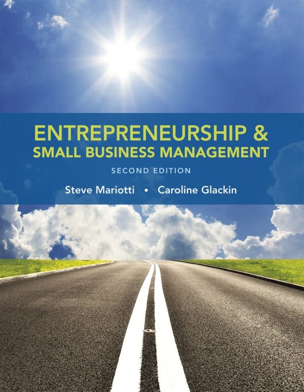 Entrepreneurship And Small Business Management 2Nd Edition