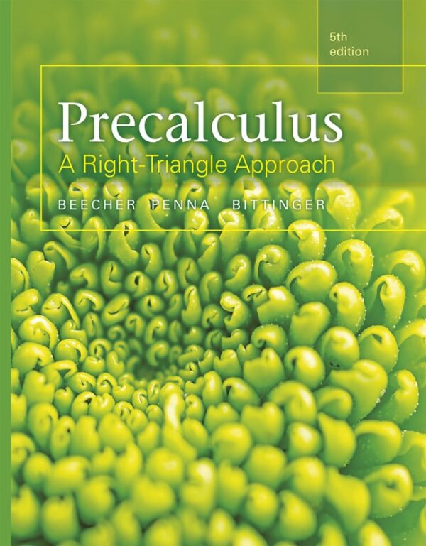 Precalculus: A Right Triangle Approach 5Th Edition