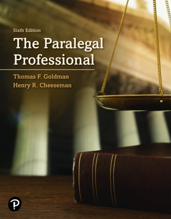 Paralegal Professional, The 6Th Edition