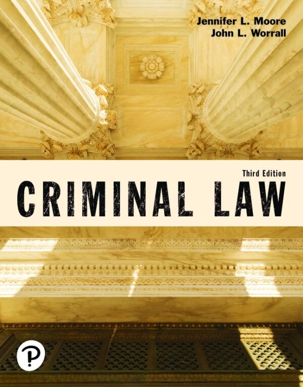 Criminal Law (Justice Series) 3Rd Edition