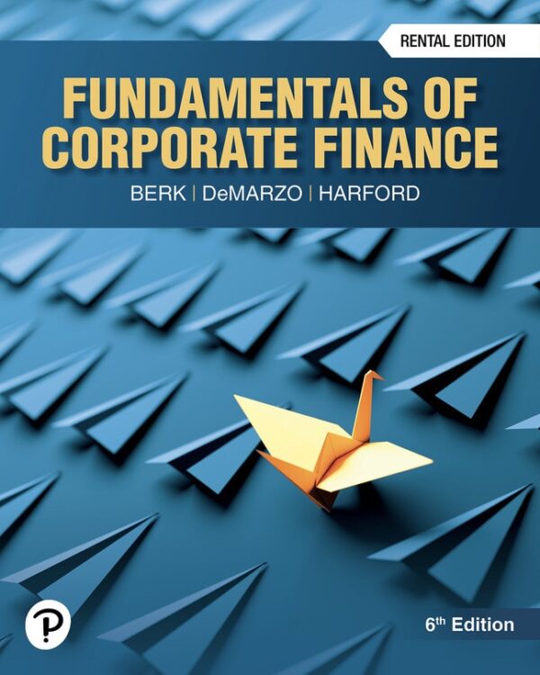 Fundamentals Of Corporate Finance 6Th Edition